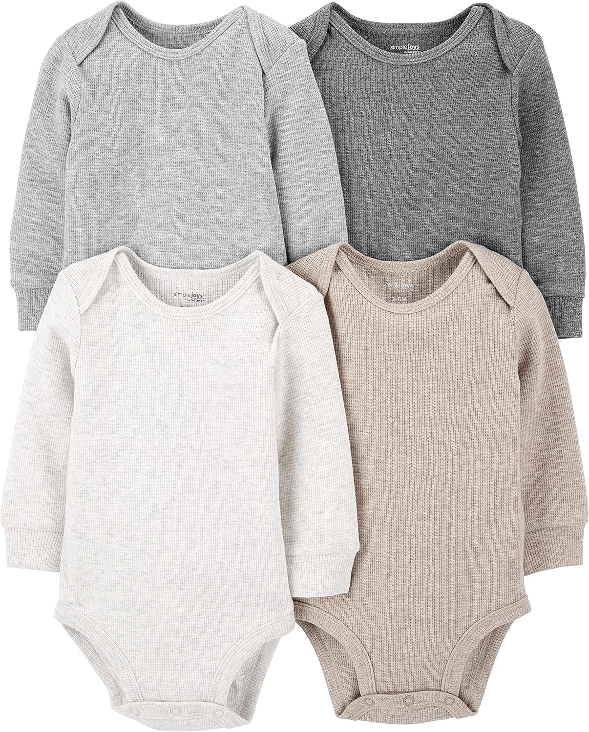 Simple Joys by Carter’s Baby 4-Pack Long-Sleeve Thermal Body…