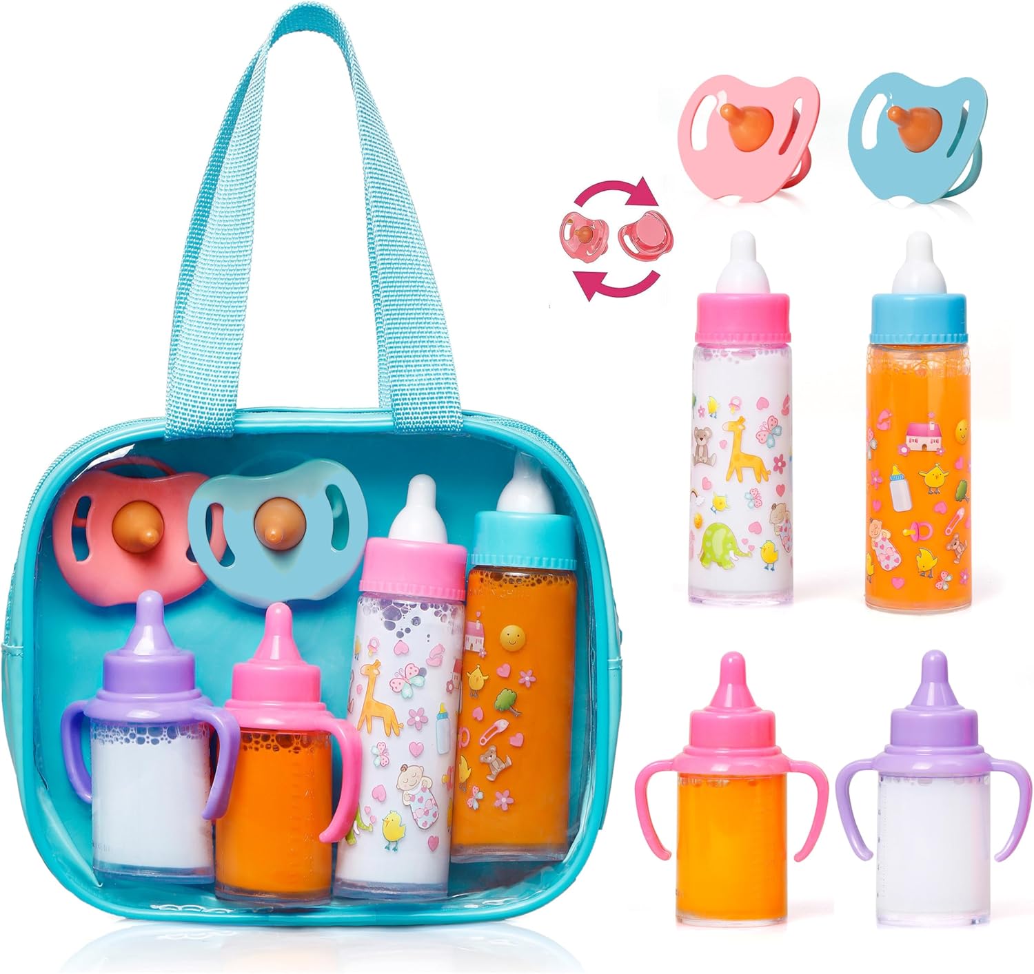 fash n kolor®, My Sweet Baby Disappearing Doll Feeding Set |…