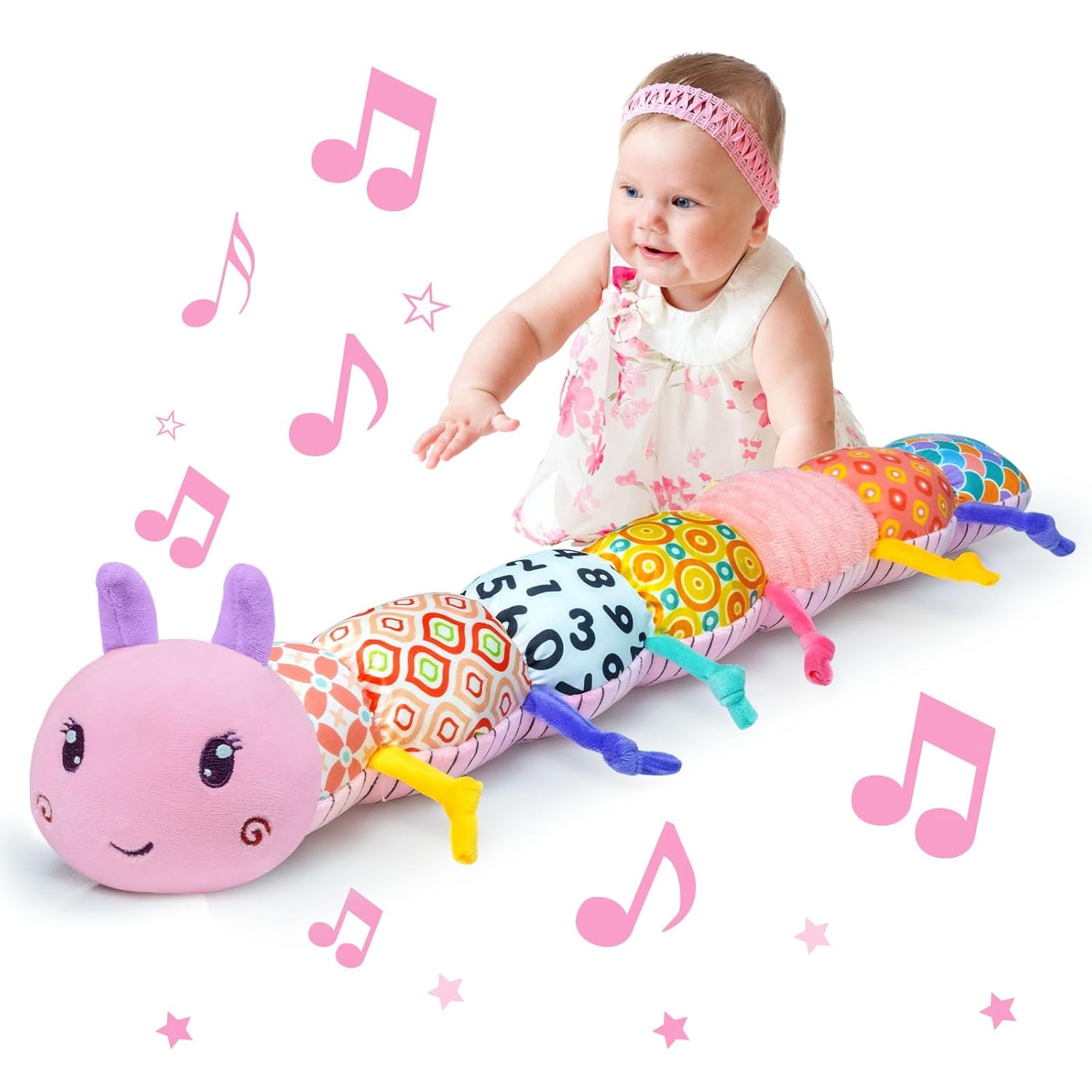 Baby Infant Musical Toy Soft Stuffed Animal Toy with Multi T…