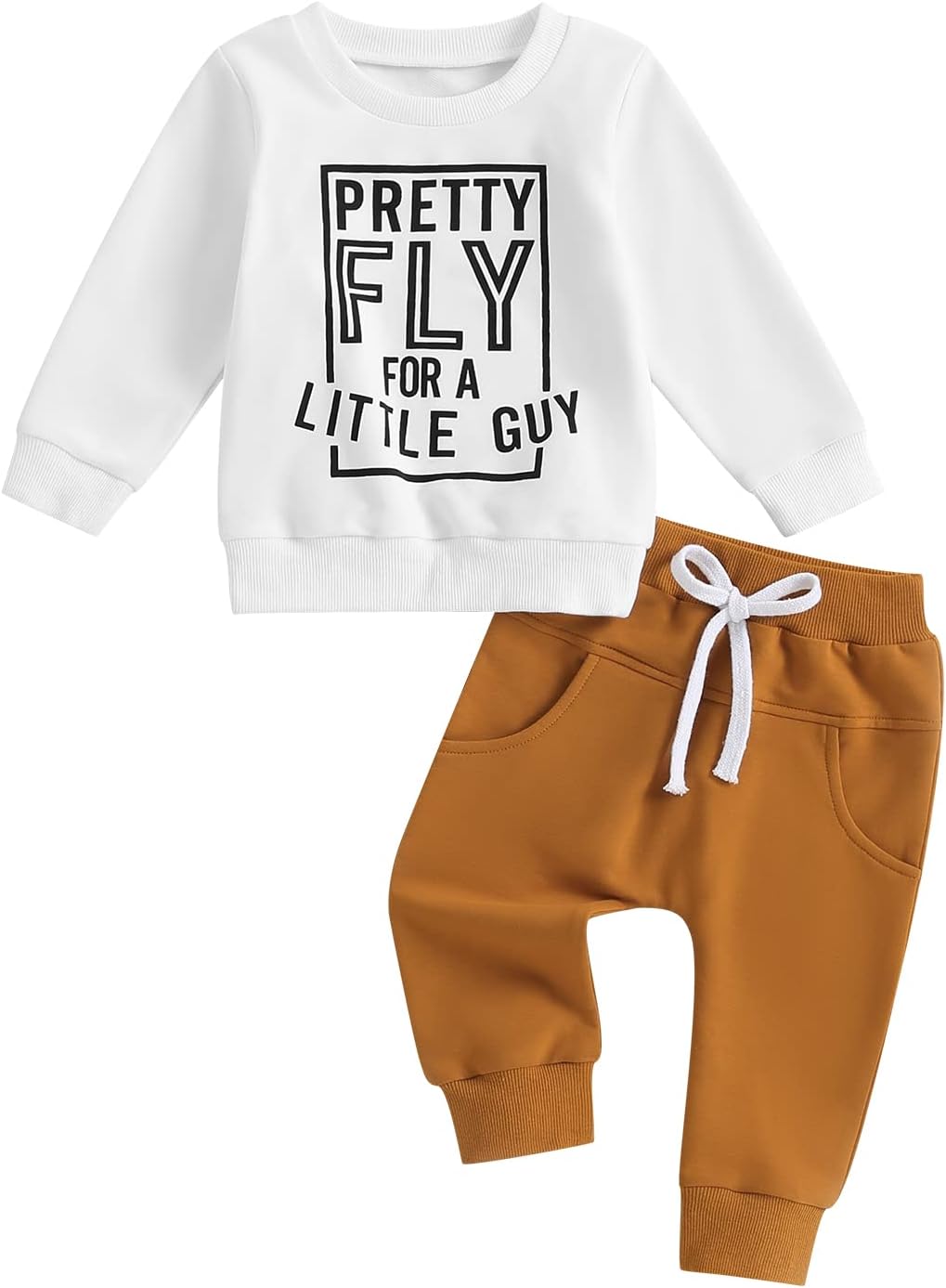 Engofs 2Pcs Toddler Baby Boy Girl Sweatshirt Tops Pants Set …