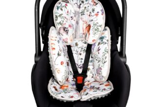 2-in-1 Infant Car Seat Insert for Newborn, Car Seat Head Sup...