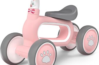 Baby Balance Bike for 1 Year Old Girls Gifts, 10-18 Months N...