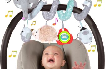 Baby Car Seat Toys, Hanging Stroller Toys for Baby 0-6 Month...