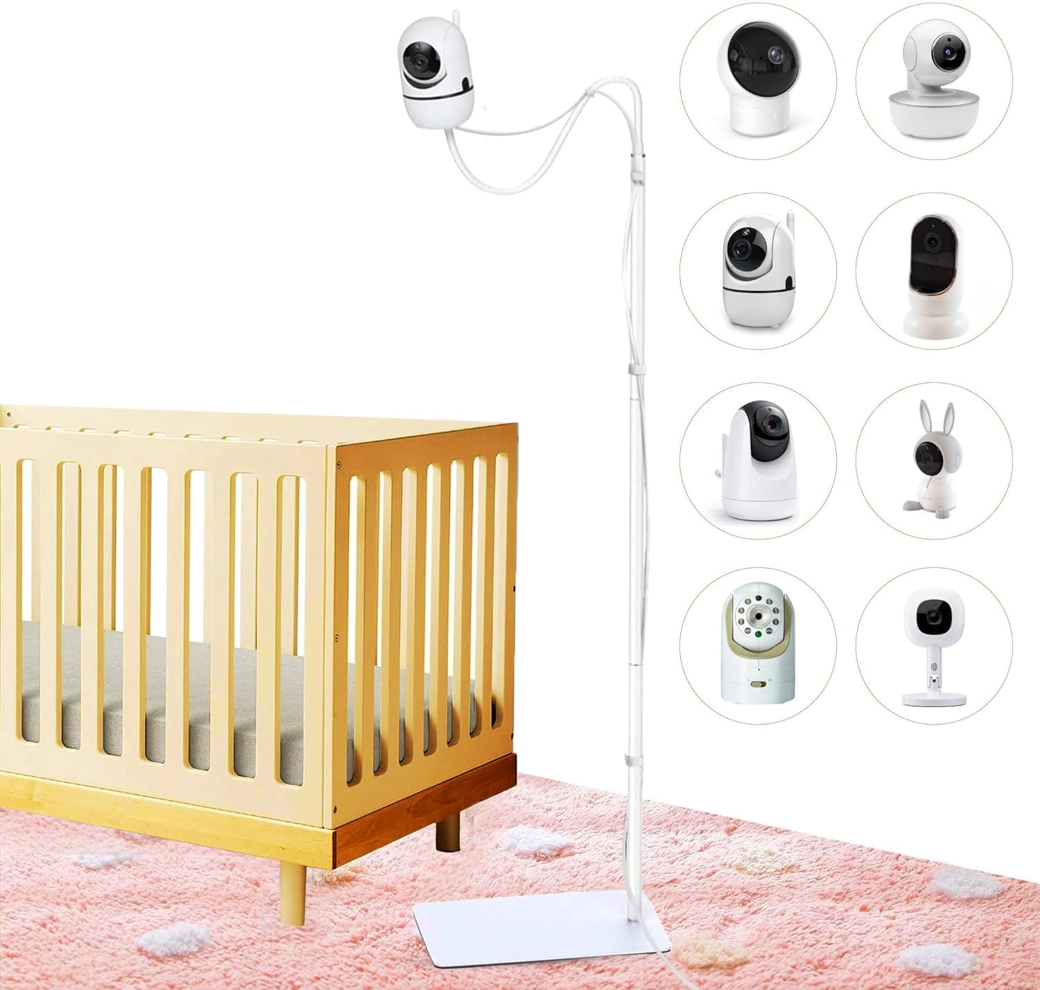 Baby Monitor Floor Stand Holder | Compatible with Infant Opt…