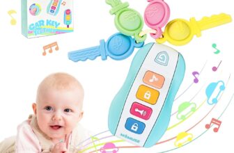 Baby Teething Relief Toys for 6-12 Months, Baby Teether Keys...