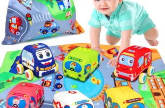 Baby Toys 6 to 12 Months - Soft Car Toys for 1 Year Old Boy ...