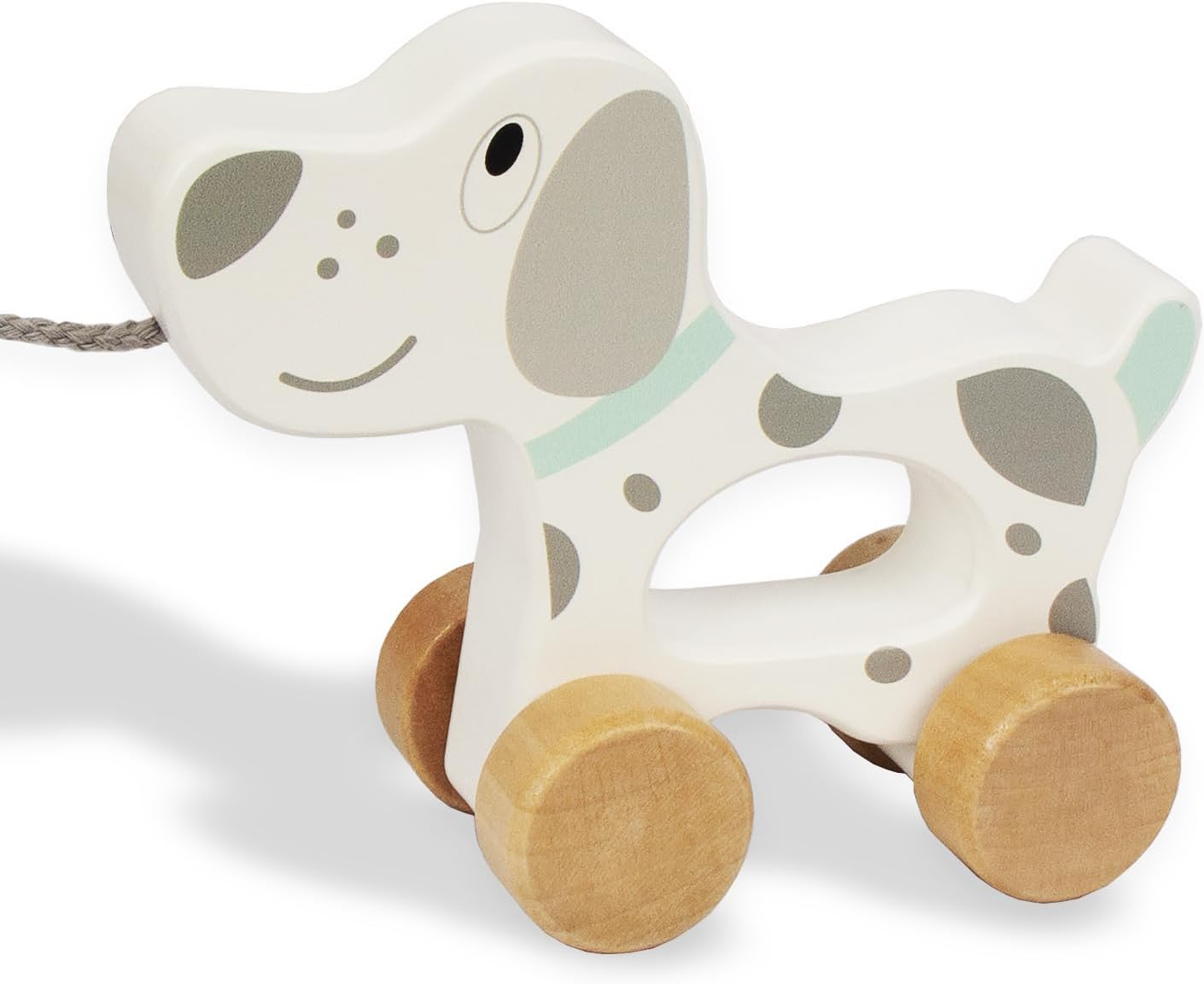 Baby Toys Car,Wooden Pull Along Toddler Toy, Developmental T…