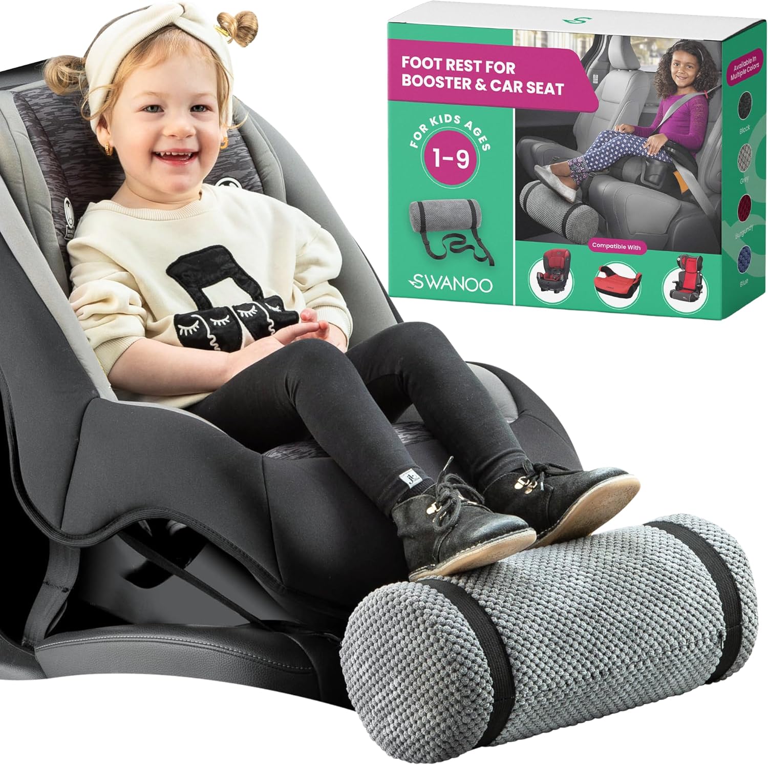 Car Seat Foot Rest for Kids | Car Seat Accessories | Leg Res…