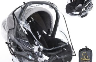 Car Seat Rain Cover Universal, Food Grade EVA, Waterproof We...