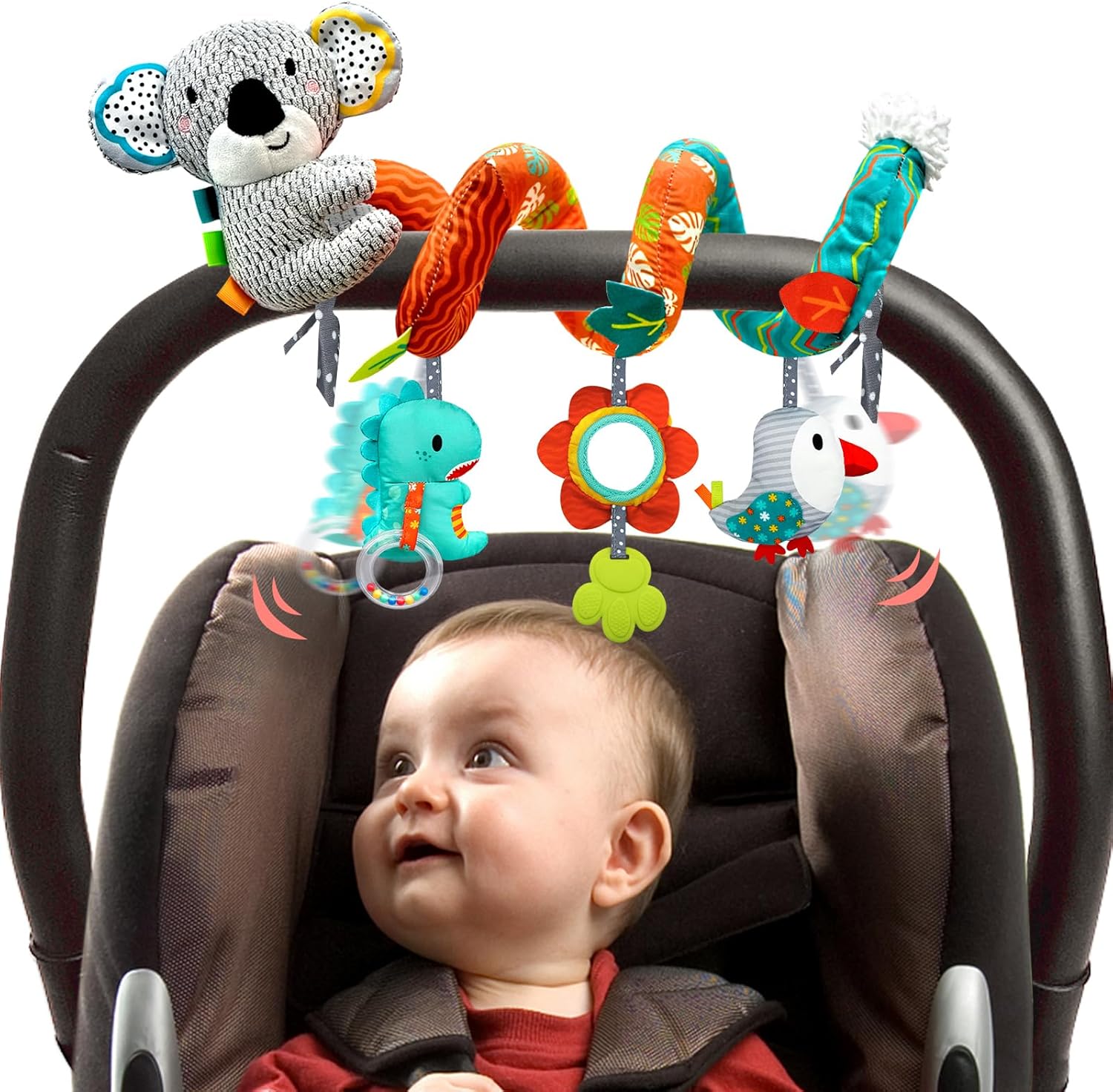 Car Seat Toys for Babies 0-6 Months, Newborn Toys Baby Toys …