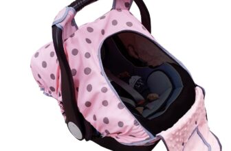 Carseat Cover Girls, Baby car seat Covers for Infant car sea...