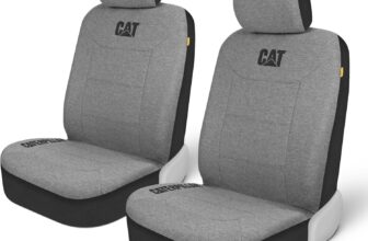 Cat® CozyBlend Car Seat Covers, Gray Heather - Premium Jers...