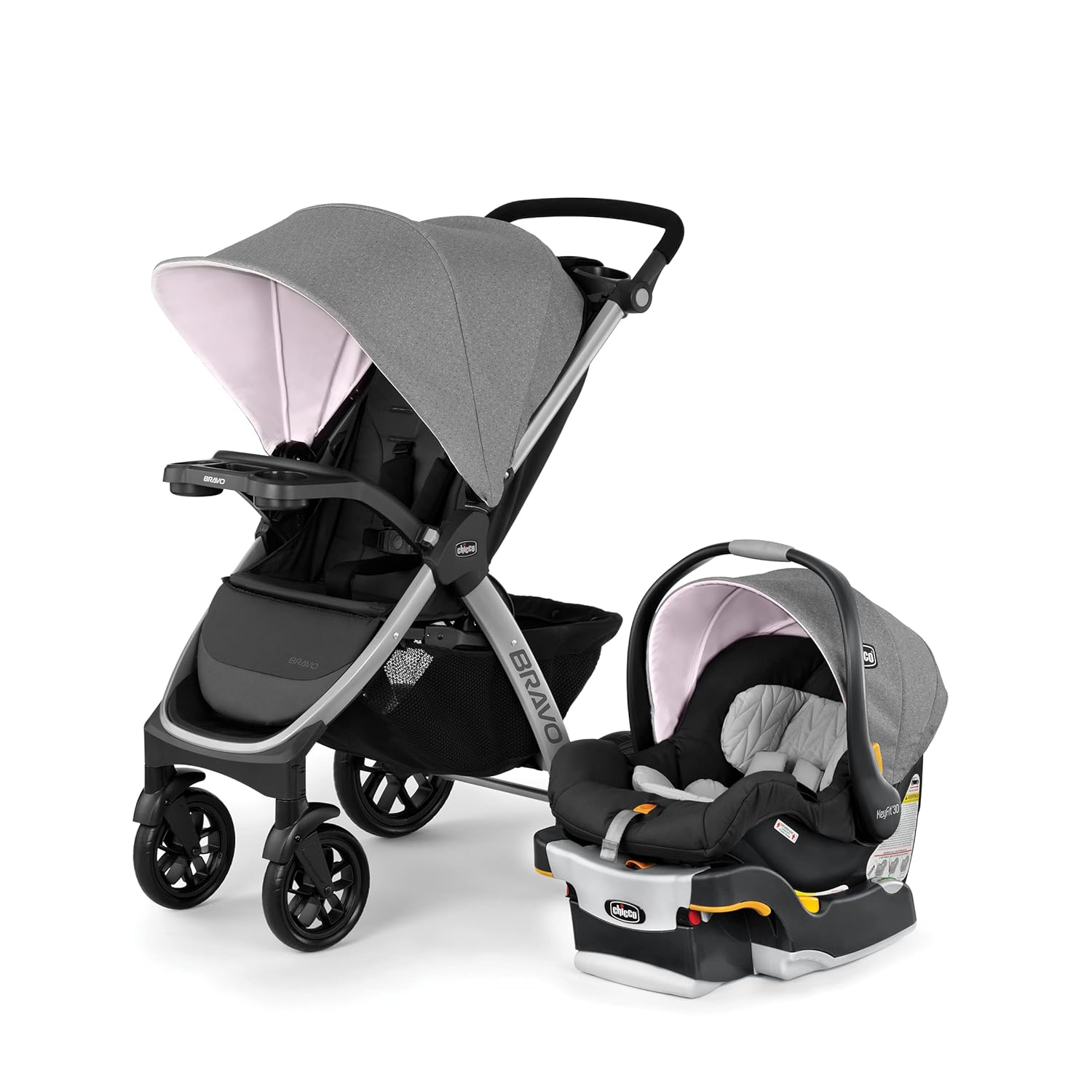 Chicco Bravo Trio Travel System – Ava | Grey