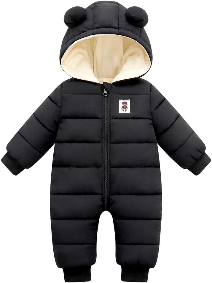 Cute Baby Boys Snowsuit New Born baby girls Winter Coat Todd…