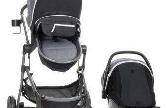 Evenflo Pivot Vizor Modular Reversible Stroller Travel Syste...