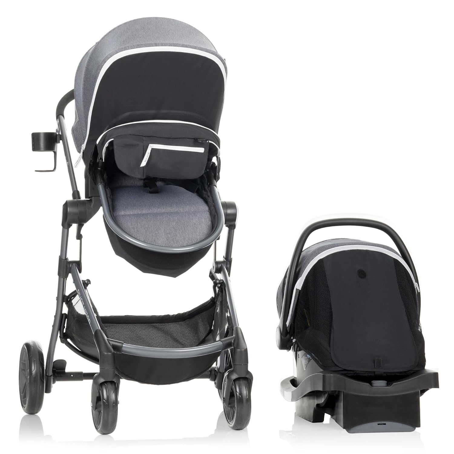 Evenflo Pivot Vizor Modular Reversible Stroller Travel Syste…