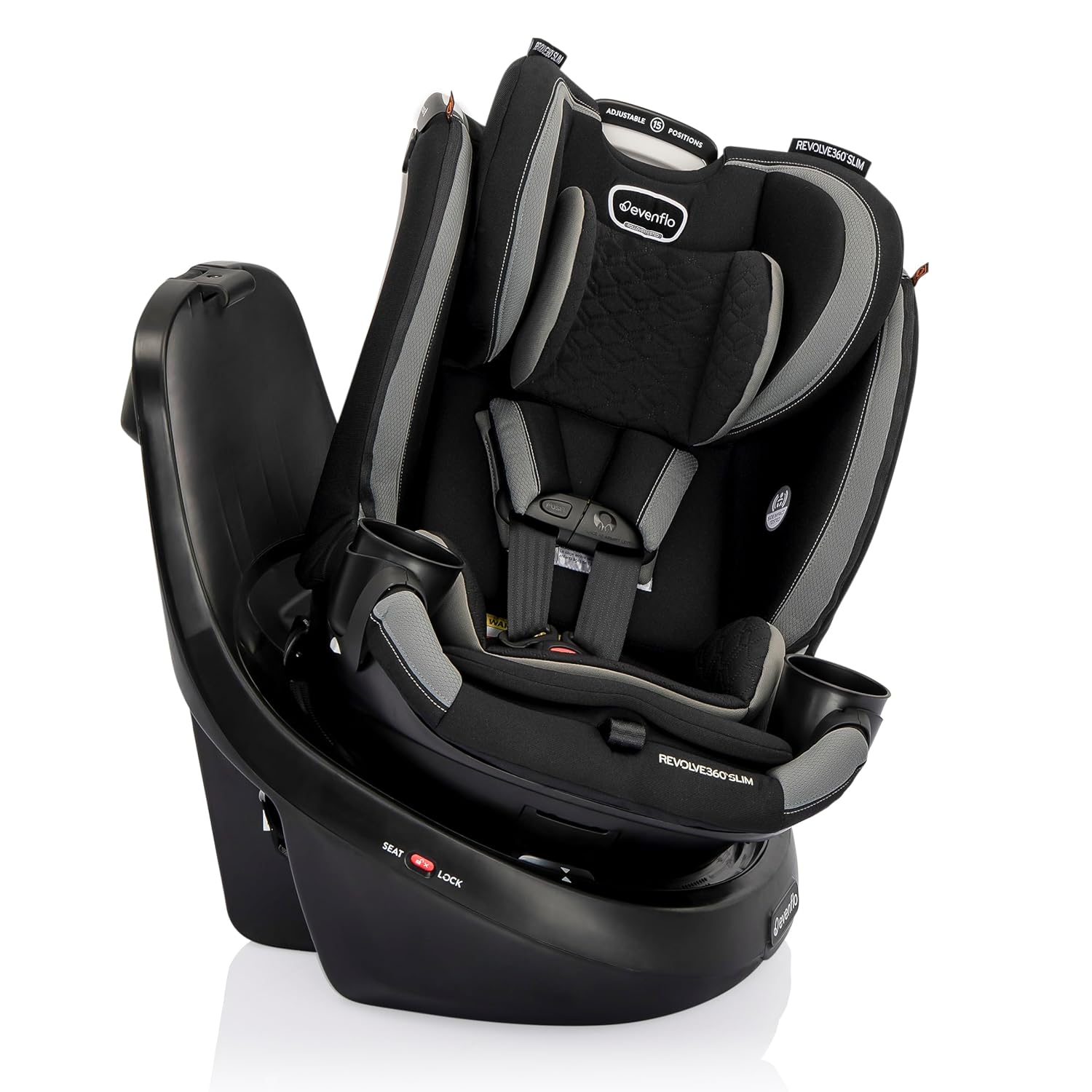 Evenflo Revolve360 Slim 2-in-1 Rotational Car Seat with Quic…