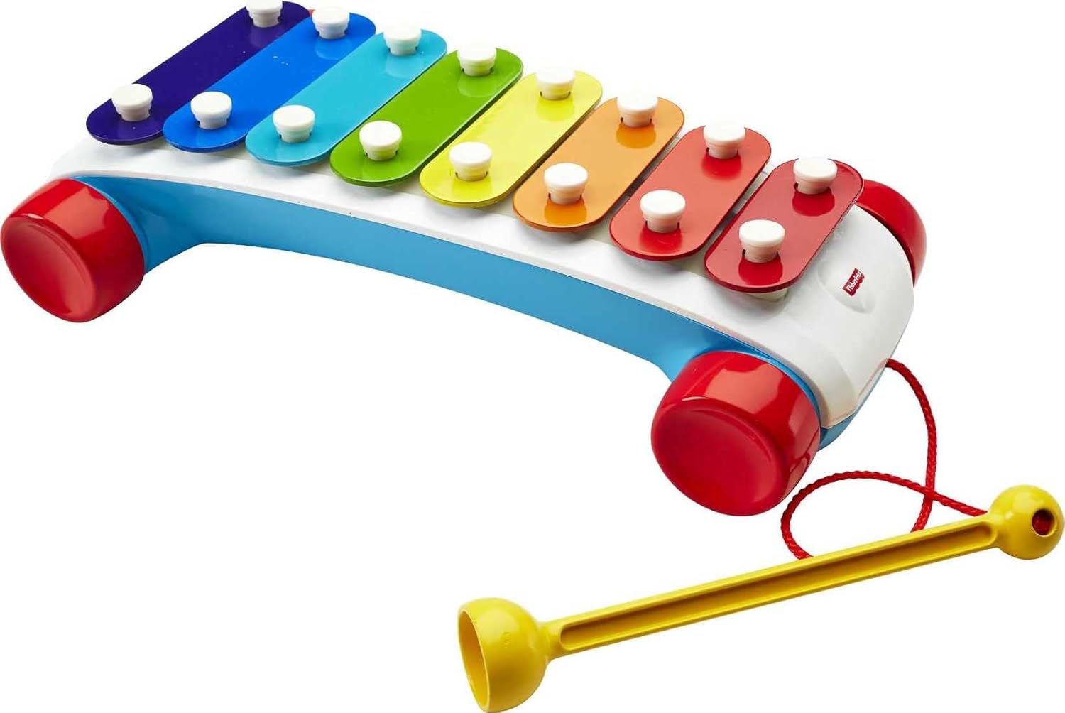 Fisher-Price Toddler Pull Toy, Classic Xylophone Pretend Mus…