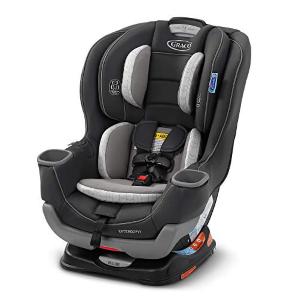 Graco Extend2Fit Convertible Car Seat, Rear-Facing and Forwa…