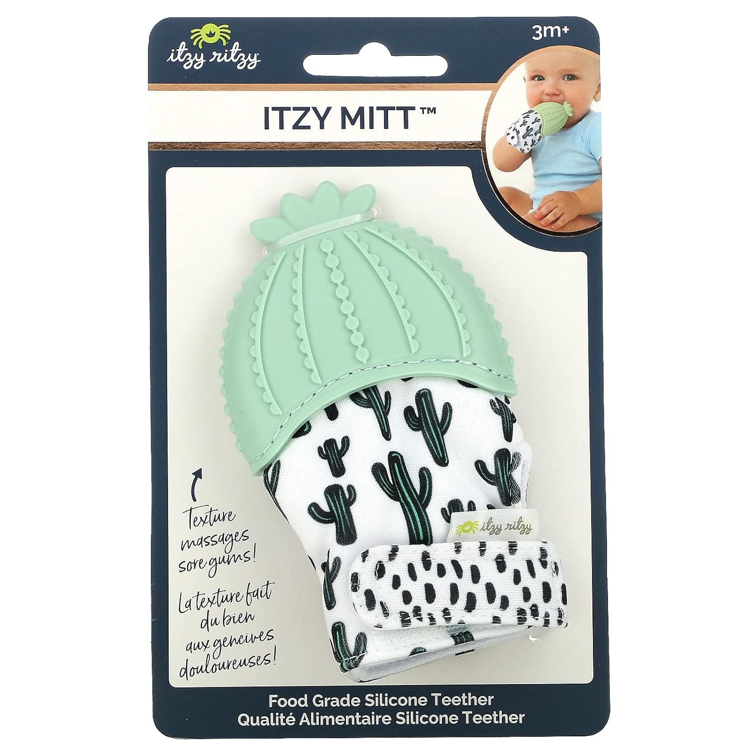 Itzy Ritzy Silicone Teething Mitt – Soothing Infant Teething…