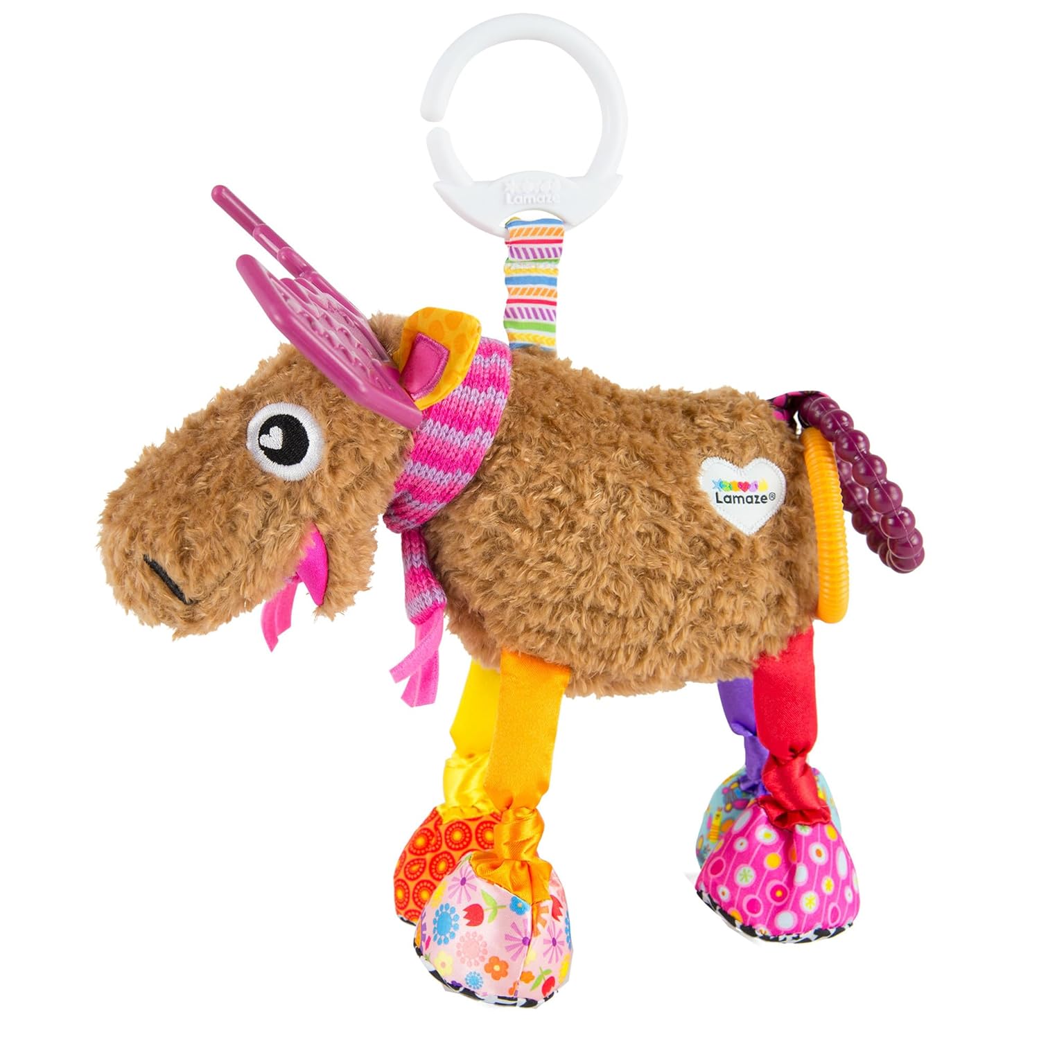 Lamaze Muffin the Moose Clip On Car Seat and Stroller Toy – …