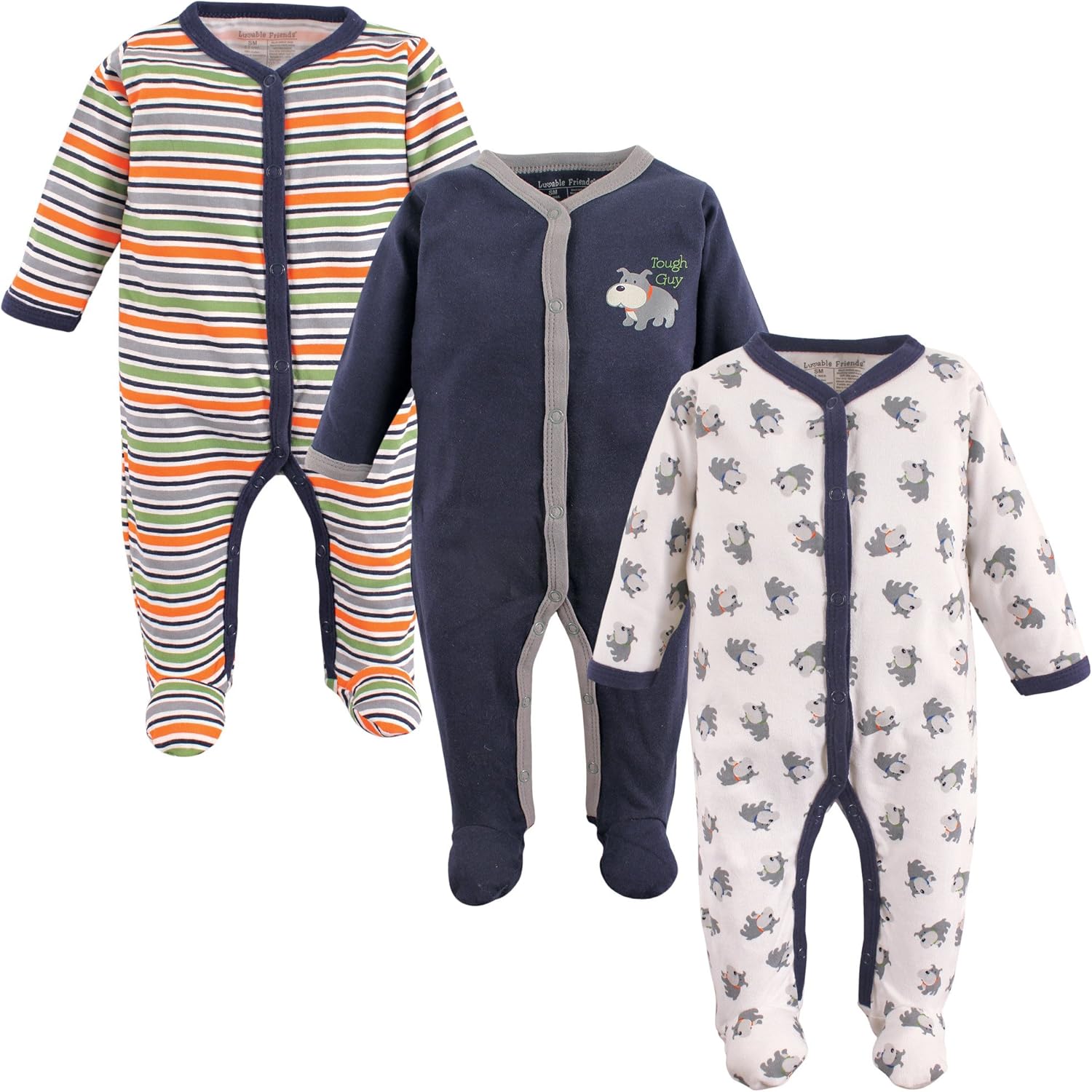 Luvable Friends Unisex Baby Cotton Sleep and Play