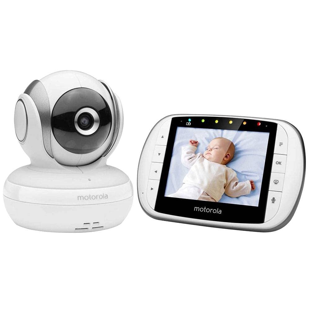 Motorola MBP33XL 3.5″ Video Baby Monitor with Digital Zoom, …