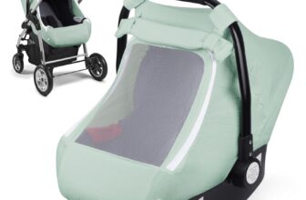 Muslin Car Seat Cover for Babies, Elstey Infant Carseat Cano...