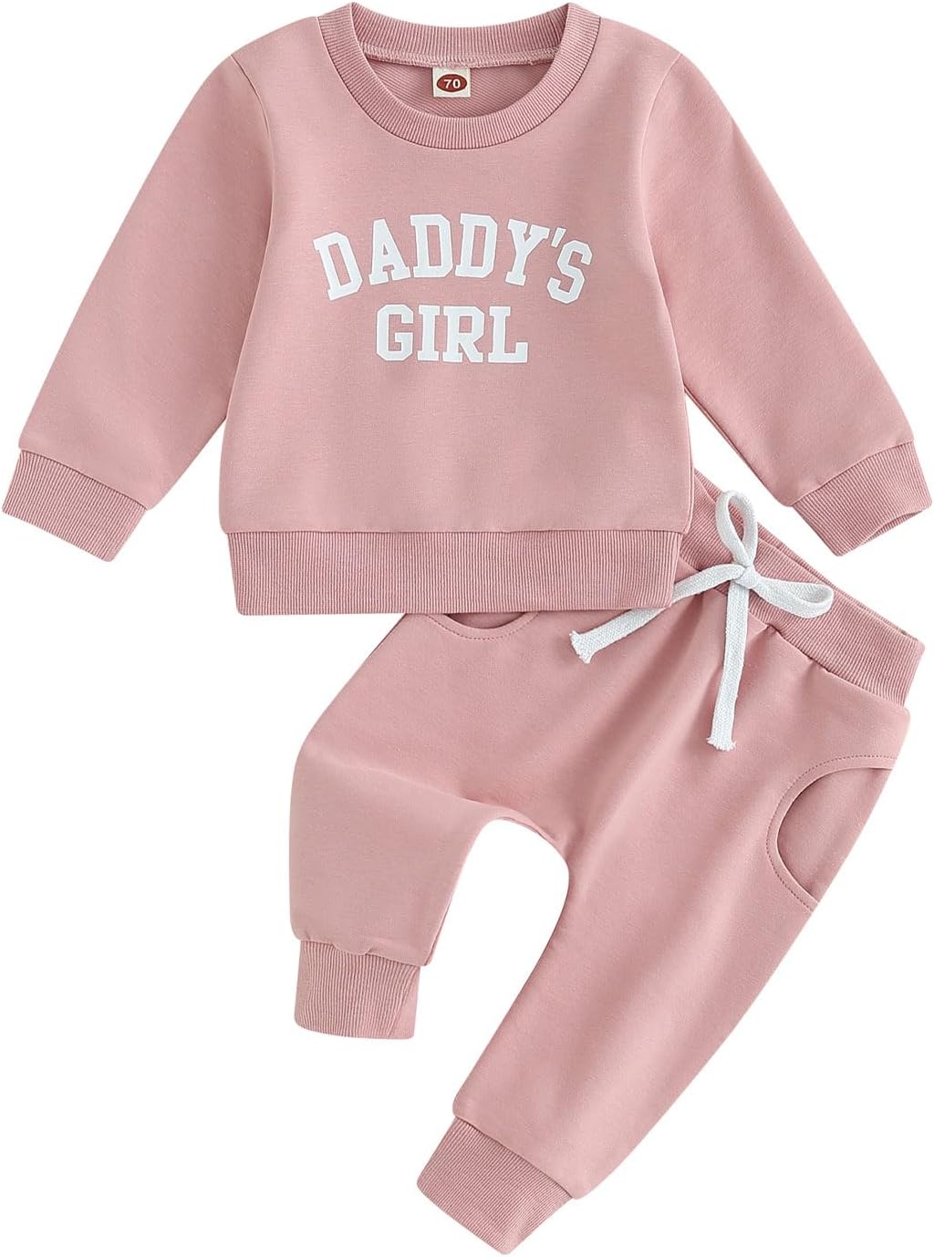 Newborn Baby Girl Outfits Daddy’s Girl Sweatshirt Long Sleev…