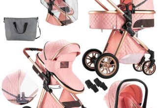 Nine point nine 3 in 1 Baby Stroller Travel System Combo Set...