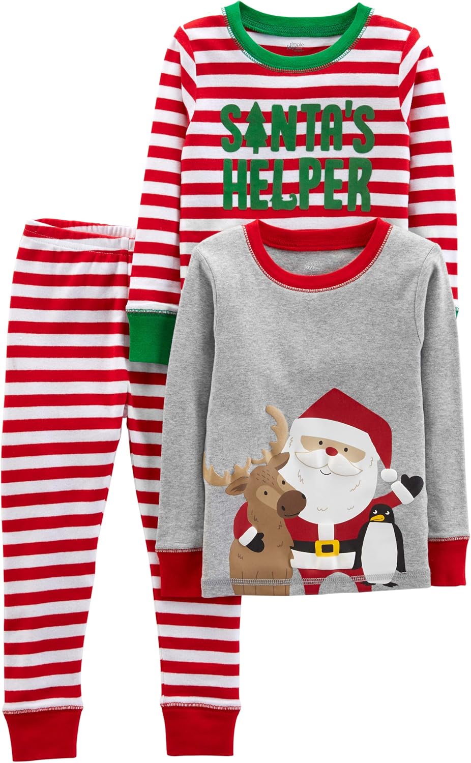 Simple Joys by Carter’s Baby 3-Piece Snug-fit Cotton Holiday…