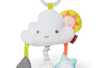 Skip Hop Baby Stroller Toy, Silver Lining Cloud Jitter, Clou...