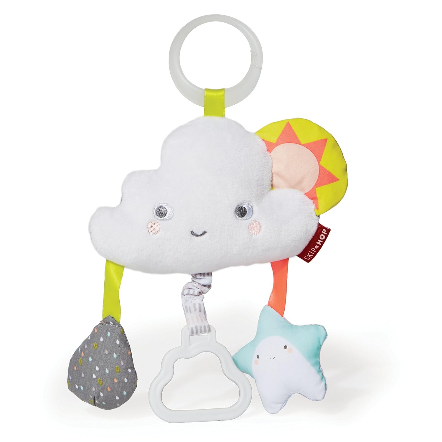 Skip Hop Baby Stroller Toy, Silver Lining Cloud Jitter, Clou…