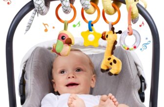 TUMAMA Spiral Car Seat Toys Baby Toys for 0 3 6 9 12 Months,...