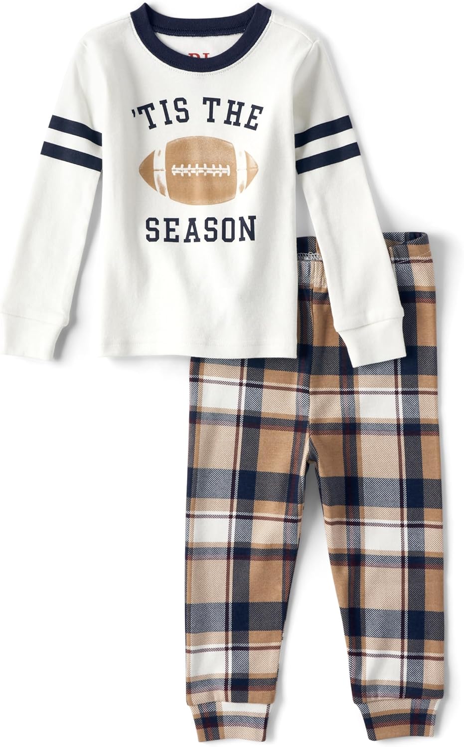 The Children’s Place Baby Family Matching, Football Pajama S…