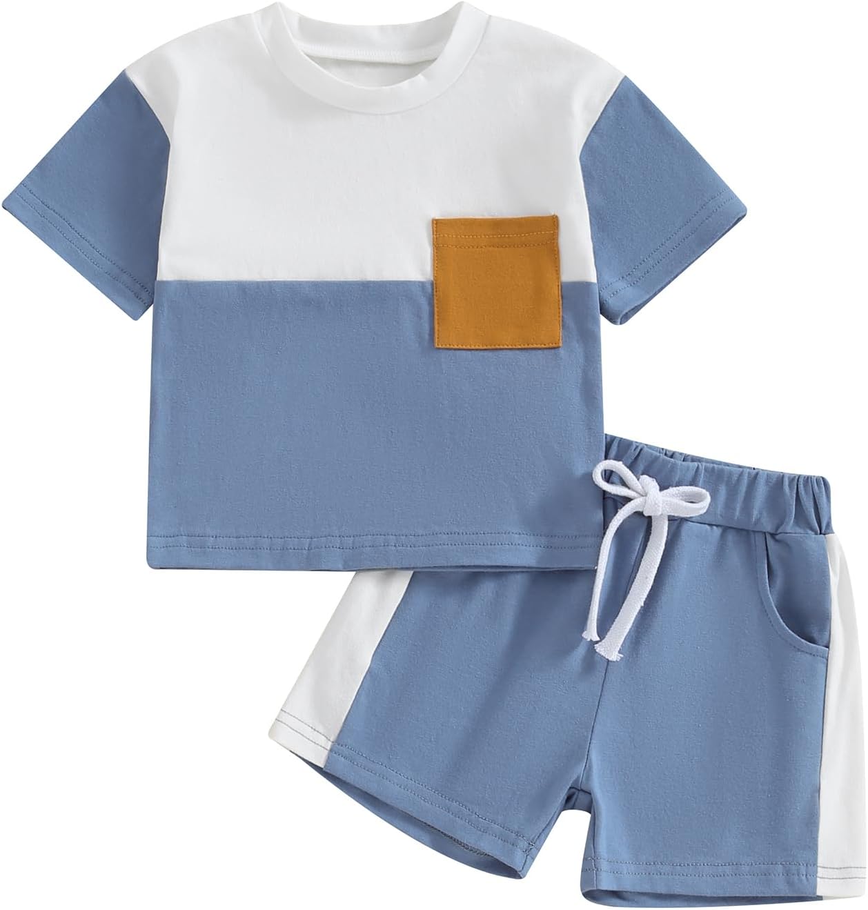 Thorn Tree Toddler Baby Boys Summer Clothes Set Pull On Crew…