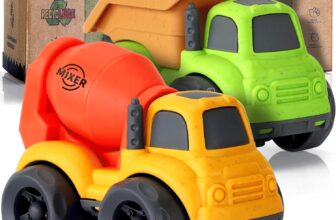 Toddler Toys for 1 Year Old Boy, Dump Truck Toys and Mixer C...