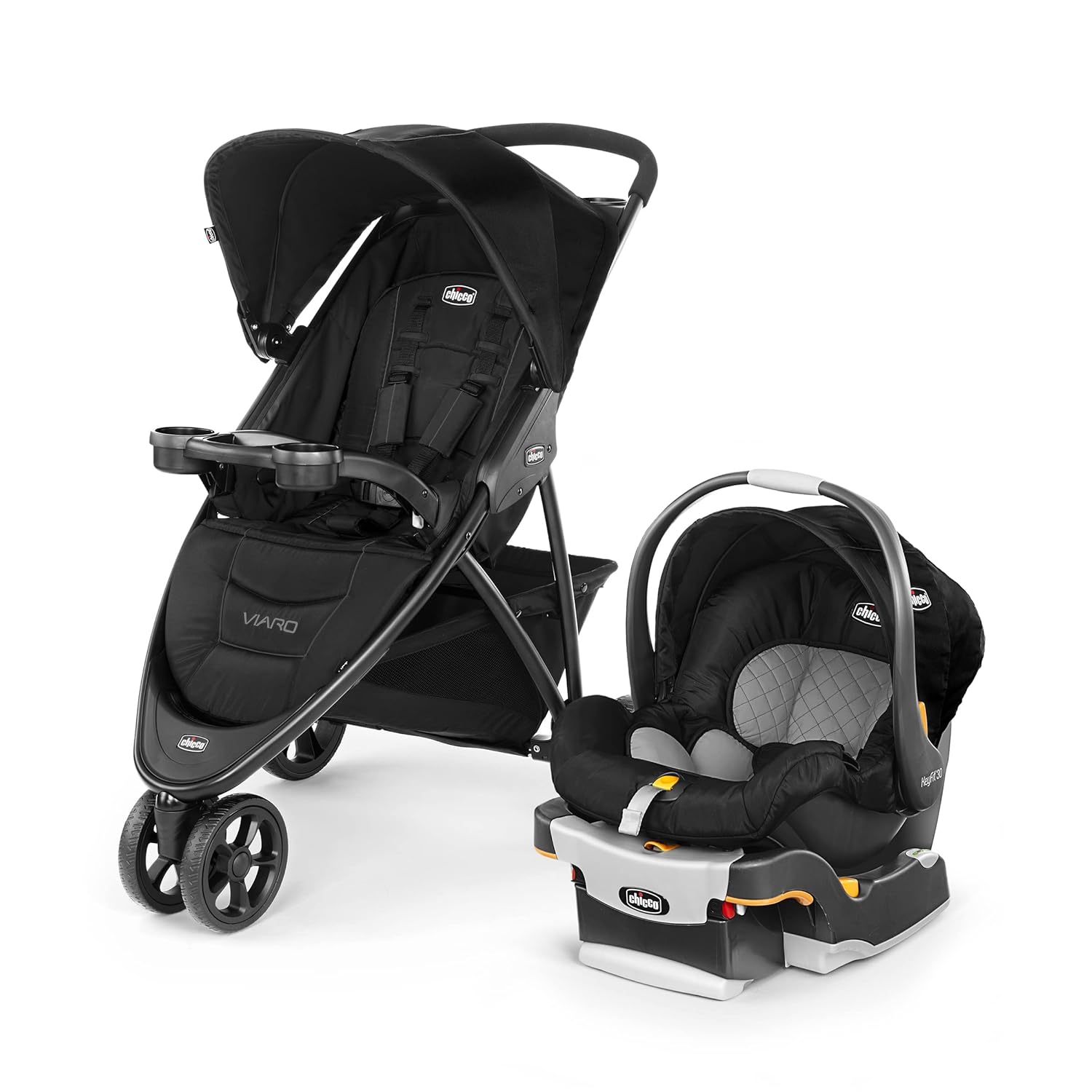 Viaro Quick-Fold Travel System, Includes Infant Car Seat and…