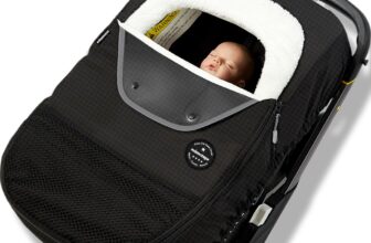 Winter Car Seat Cover for Babies,Carrier Cover with Zippers ...