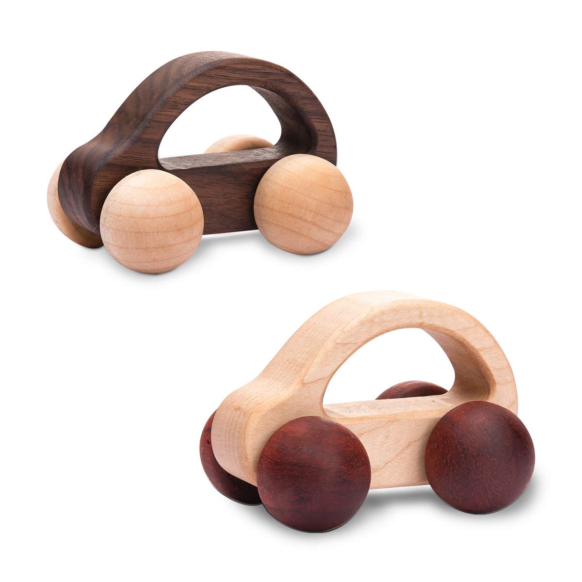 let’s make Organic Baby Push Car Wooden Toys 2pc Wood Car an…