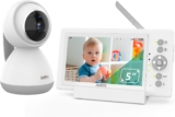 Baby Camera Monitor with 30 Hours Battery Life, Pan-Tilt-Zoo…