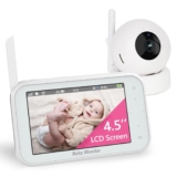 Baby Monitor with Camera and Audio, 4.5 Inch Video Baby Moni…