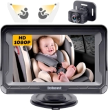 DoHonest Baby Car Camera for Backseat: HD 1080P Easy Setup C…