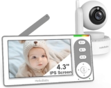 HelloBaby 4.3” Video Baby Monitor with 30 Hours Battery, Re…