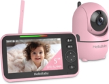 HelloBaby Upgrade Monitor, 5”Sreen with 30-Hour Battery, Pa…