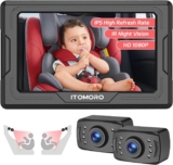 Itomoro Baby Car Camera HD 1080P Dual-Channel Display Car Ba…