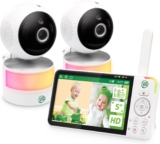 LeapFrog LF915-2HD Baby Monitor, 2 Cameras, 5” 720p Screen, …