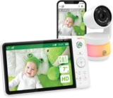 LeapFrog LF930HD Baby Monitor, 7” 720p HD Display,Video Baby…