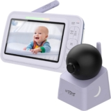 Low EMF Long Range 5″ HD Baby Monitor with Camera and Audio,…