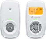 Motorola AM24 Audio Baby Monitor with LCD Screen – 1000ft Ra…